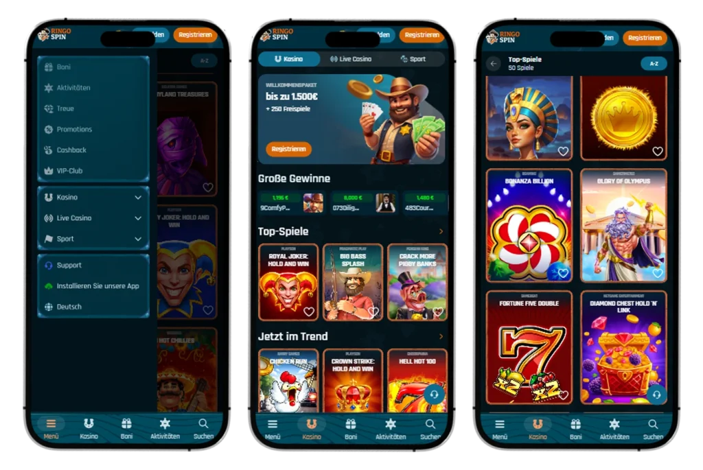 Ringospin Casino app