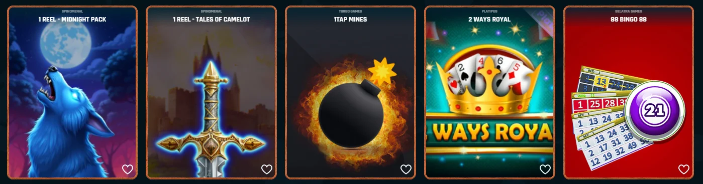 Ringospin Casino Tischspiele